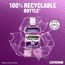 Listerine Total Care with Fluoride Mouthwash 750ml. Pack 2