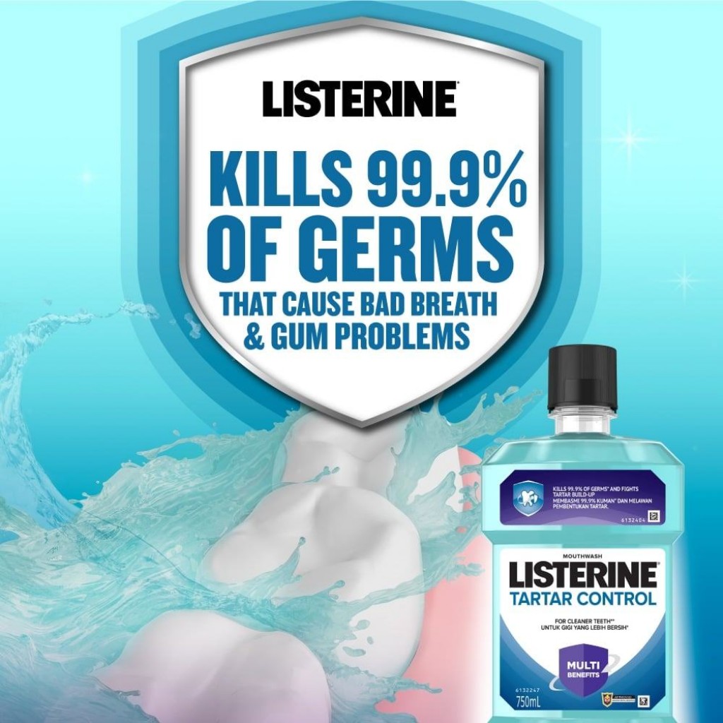 Listerine Tartar Protection Mouthwash 750ml.