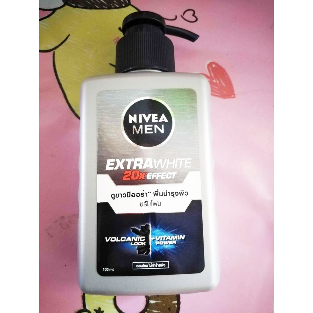 Nivea Men Serum Mud Foam Extra White 100ml.