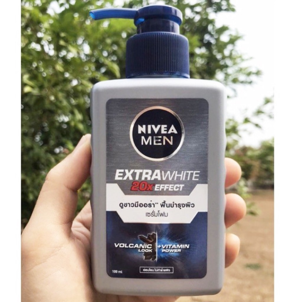 Nivea Men Serum Mud Foam Extra White 100ml.