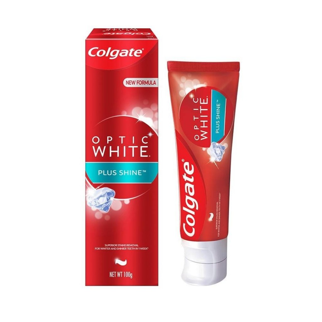 Colgate Optic White Plus Shine Toothpaste 100g.