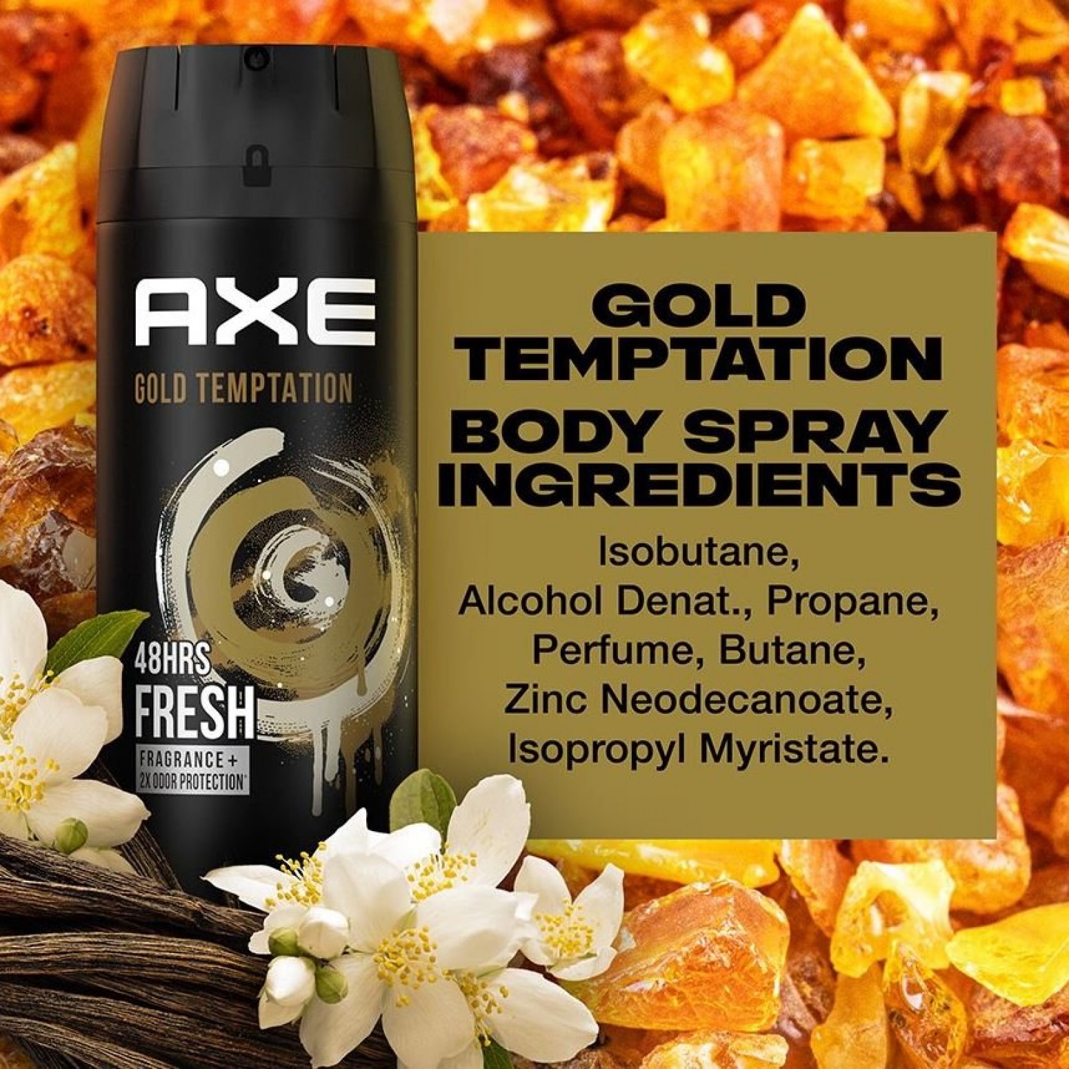 Axe Gold Temptation Deodorant Body Spay 135ml