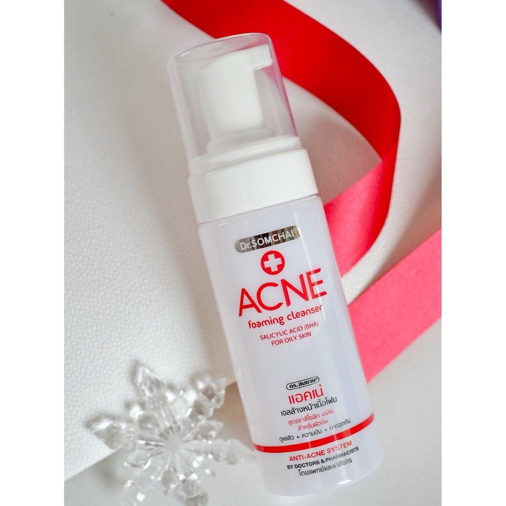 DR.Somchai Acne Foaming Sallcylic Facial Cleanser 150ml.