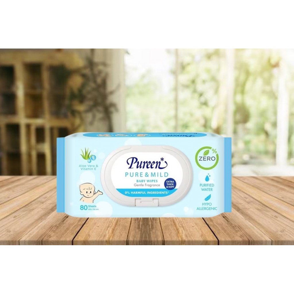 Pureen Baby Wipes 80pcs.