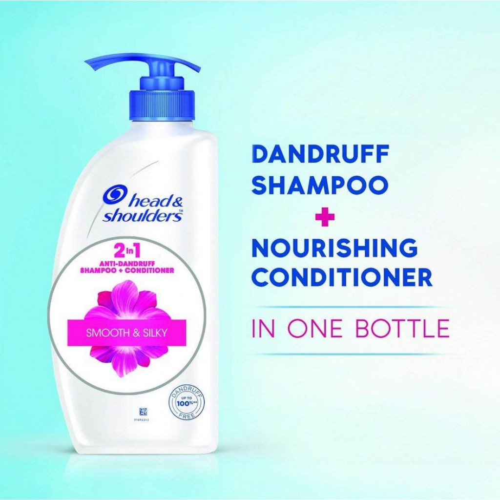 Head and Shoulders Anti Dandruff Smooth&amp;Silky Shampoo 370ml.