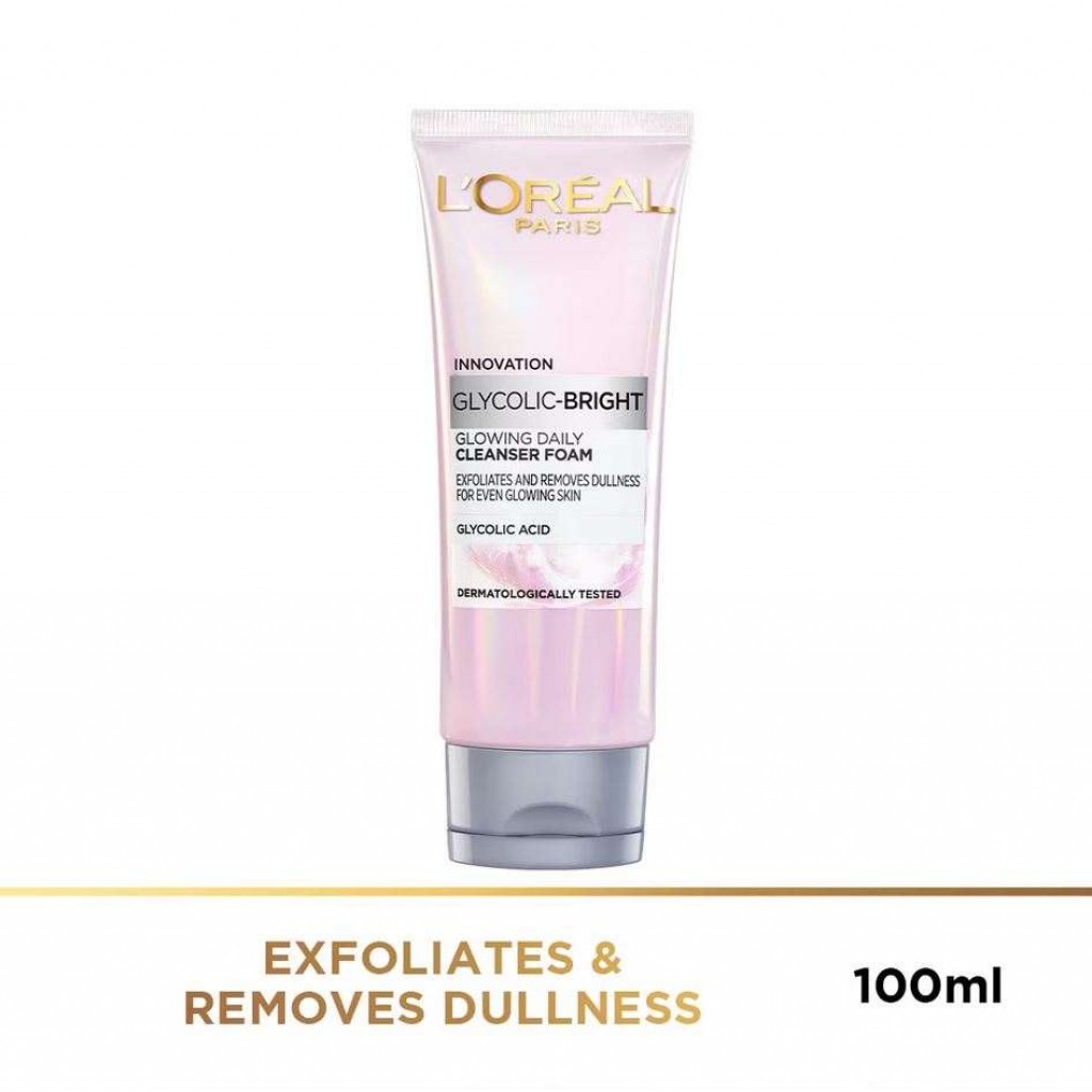 Loreal Glycolic Bright Glowing Daily Foam 100ml.