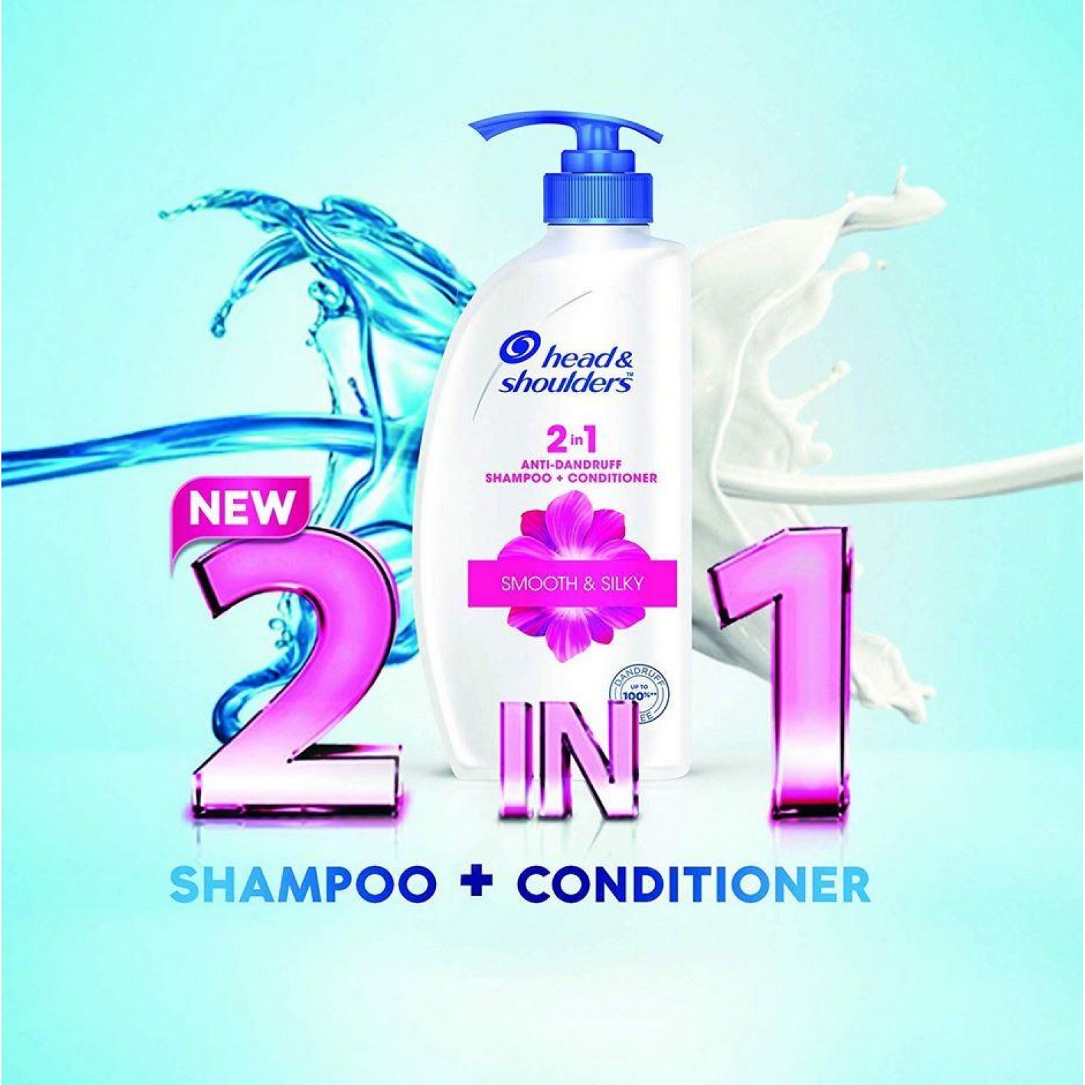 Head and Shoulders Anti Dandruff Smooth&amp;Silky Shampoo 370ml.