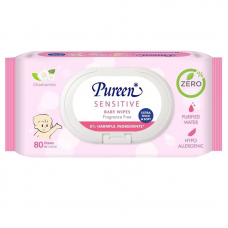 Pureen Baby Wipes Sensitive 80sheets