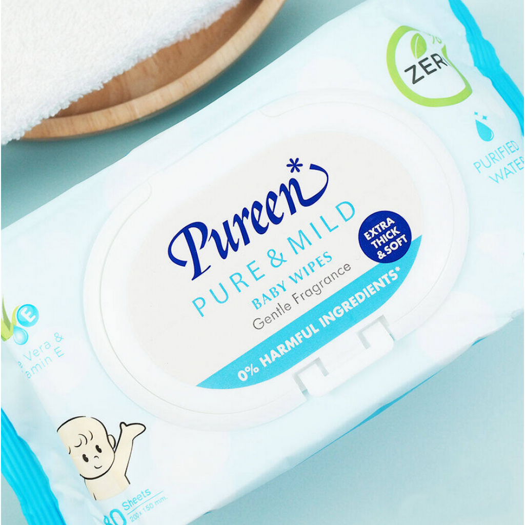 Pureen Baby Wipes 80pcs.