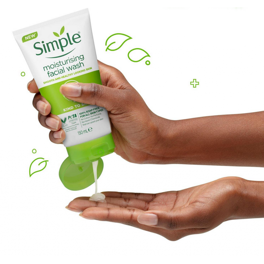 Simple Moisturising Facial Wash Foam 150ml.