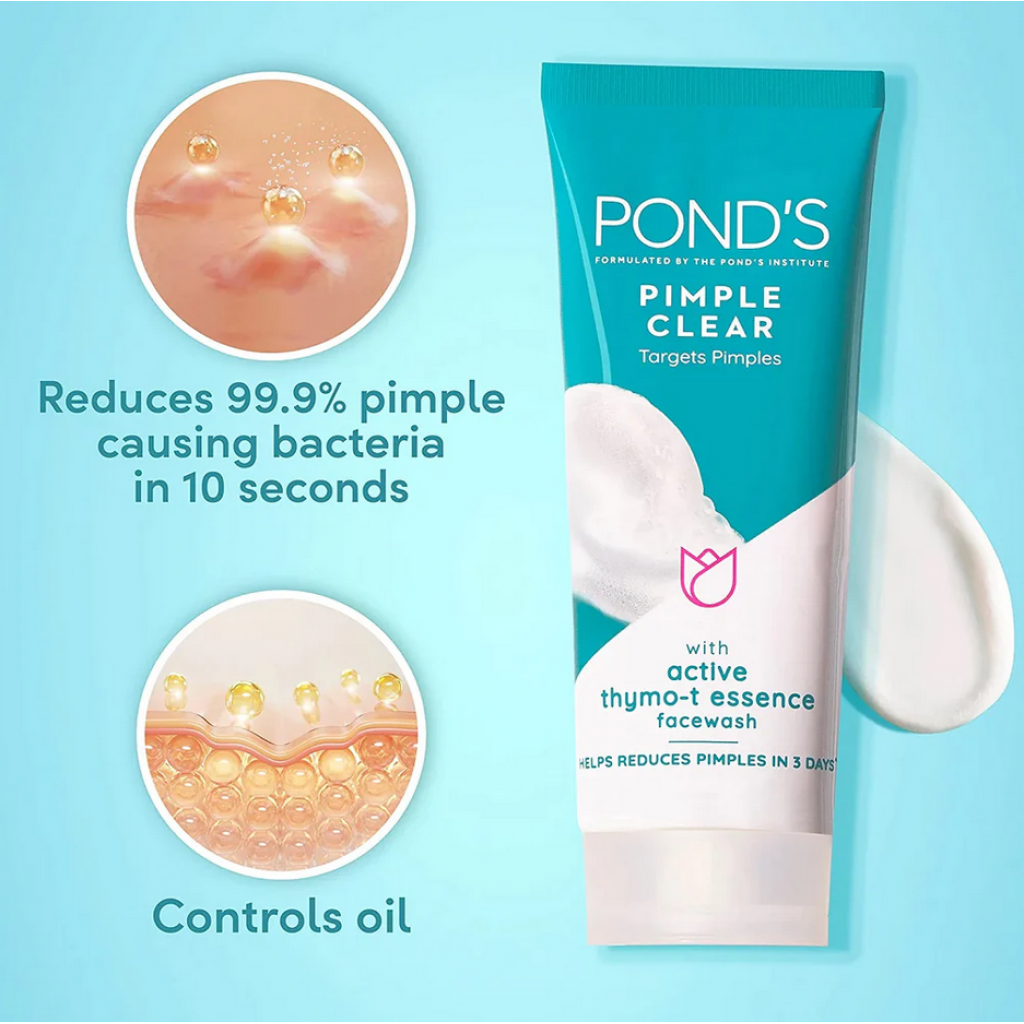 Ponds Acne Clear Anti Acne Facial Foam 100g.