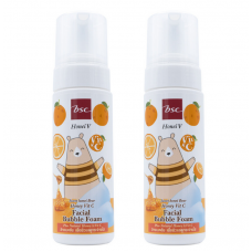 Honei V BSC Sweet Honey Vit C Bubble Foam 160ml.Pack 2