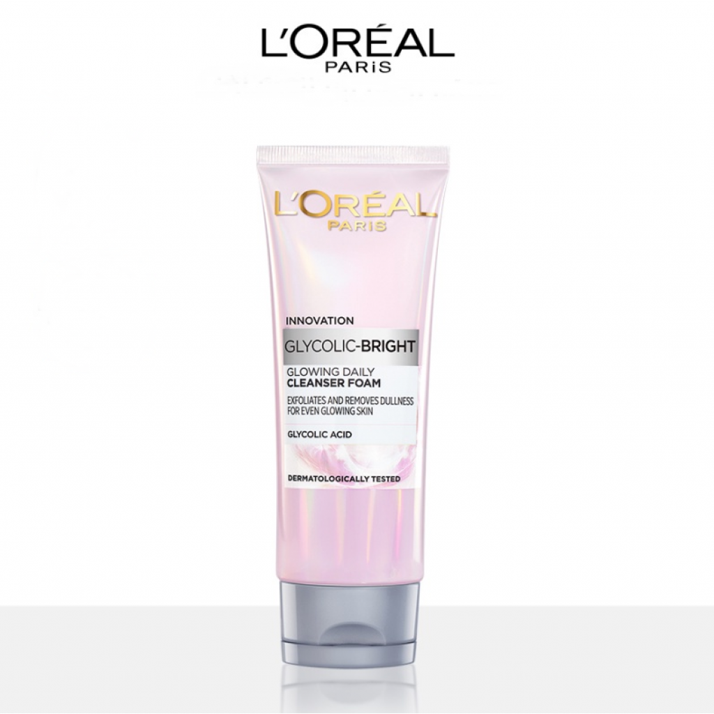 Loreal Glycolic Bright Glowing Daily Foam 100ml.