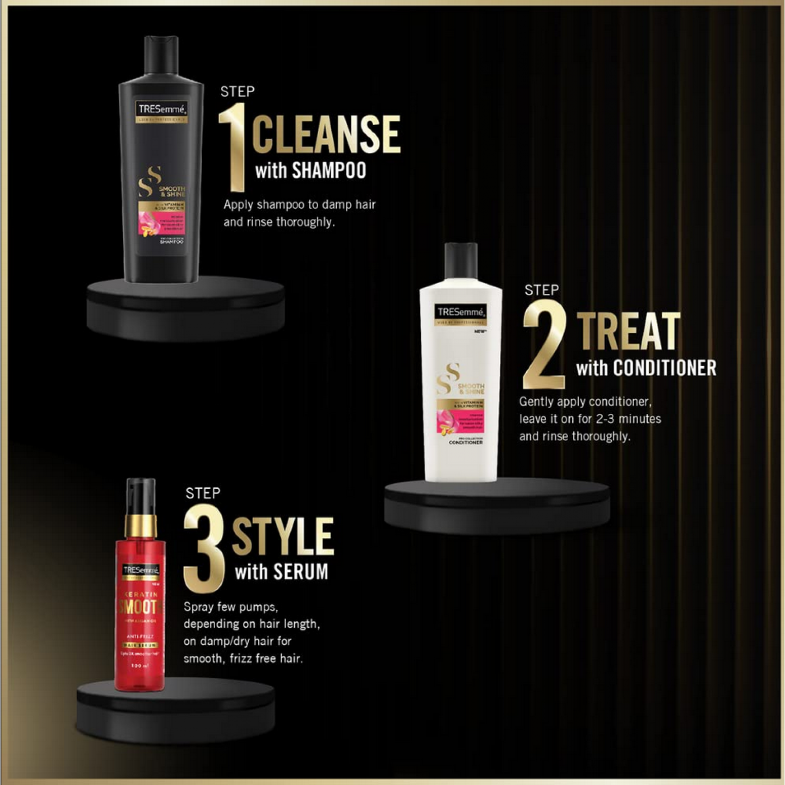 Tresemme Smooth and Shine Shampoo 450ml.