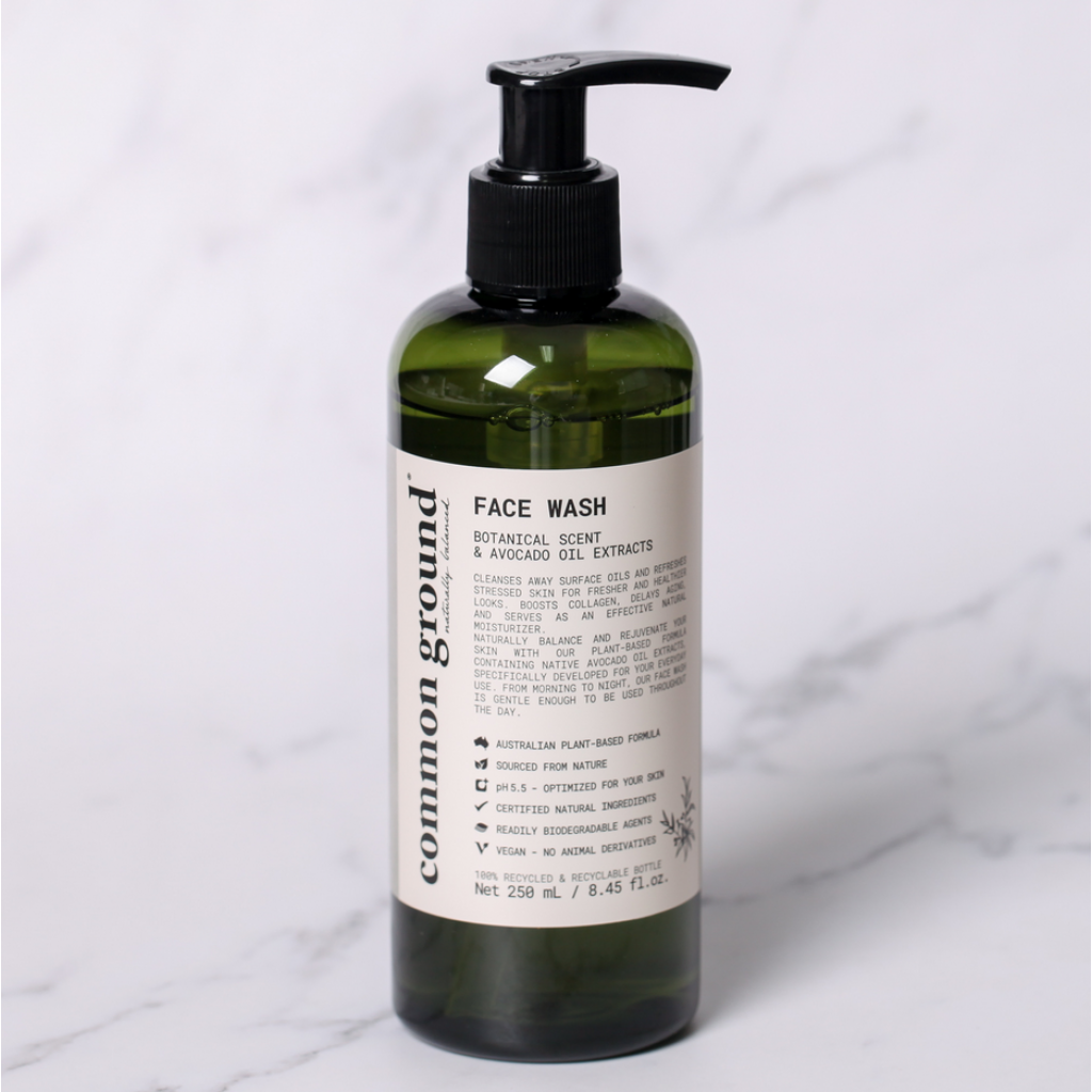 Common Ground Naturally Balanced Face Wash 250ml.