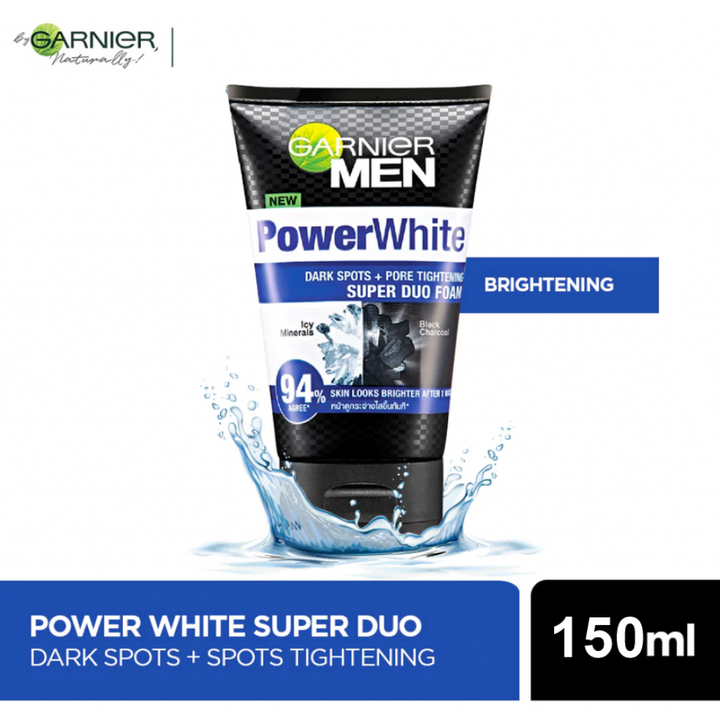 Garnier Men Power White Duo Foam 150ml.