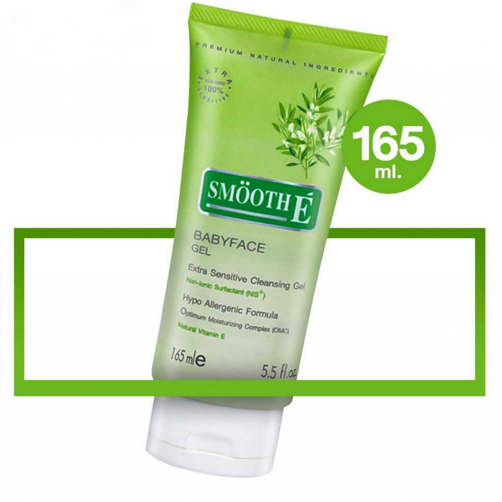 Smooth E Baby Face Extra Sensitive Cleansing Gel 165ml.