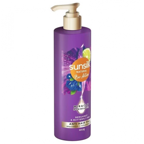 Sunsilk Natural Bio Active Bergamot&Butterfly Pea Shampoo 380ml.