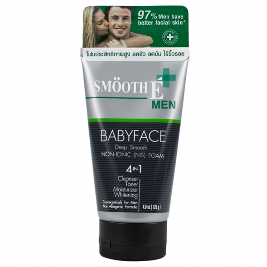 Smooth E Ideal Skin for Men Facial Foam 4.2oz.