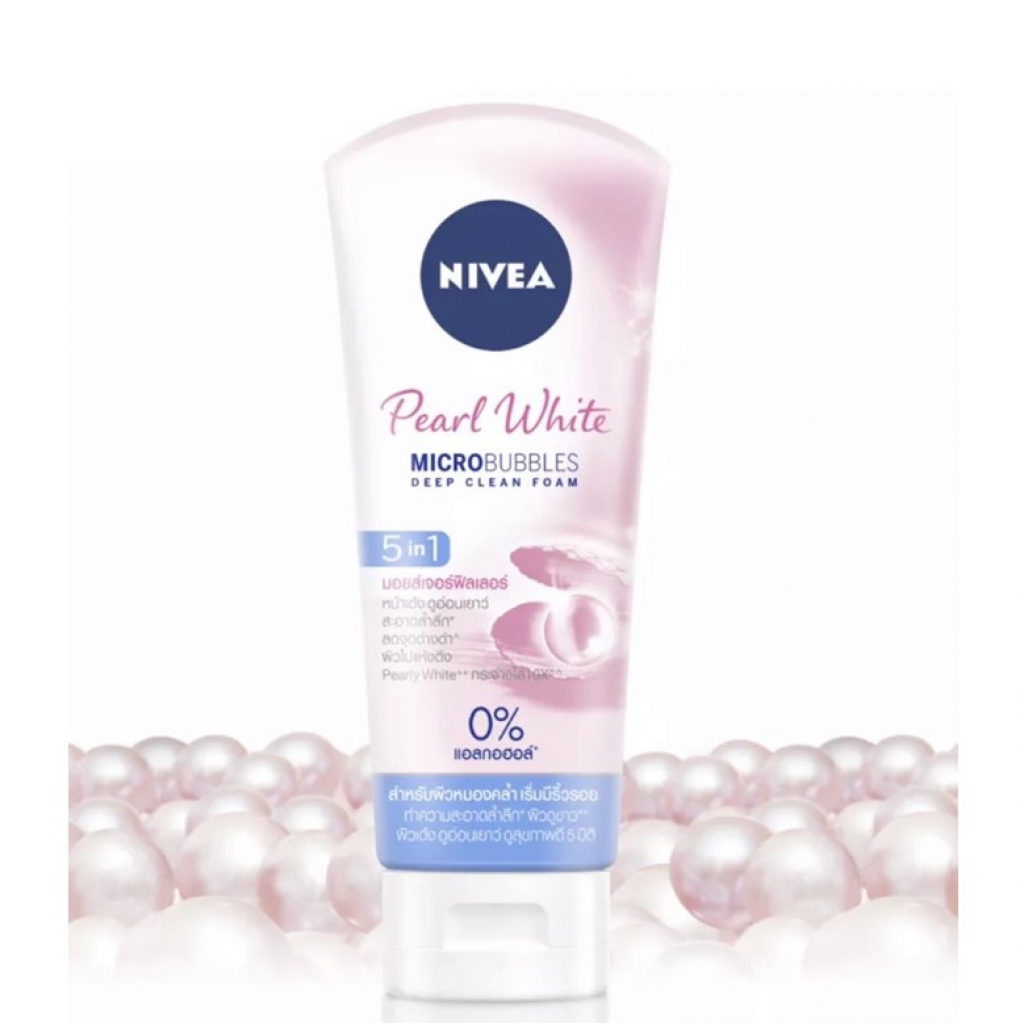 Nivea Extra White Peal Mud Foam 100g.