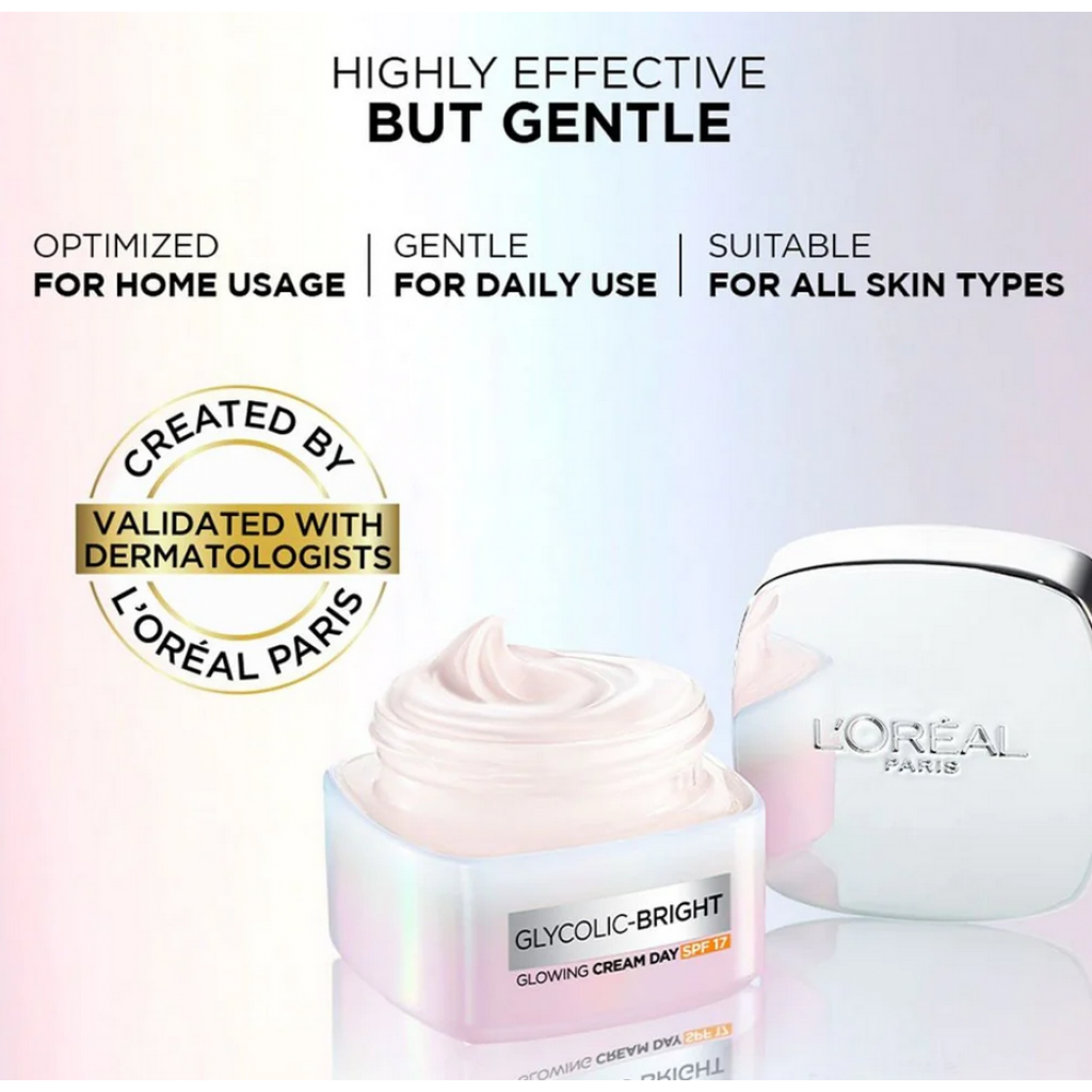 Loreal Glycolic Bright Glowing Day Cream 50ml.