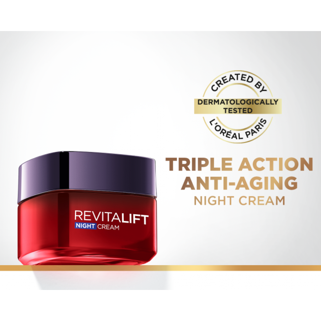 Loreal Revitalift Triple Action Night Cream Mask 50ml.