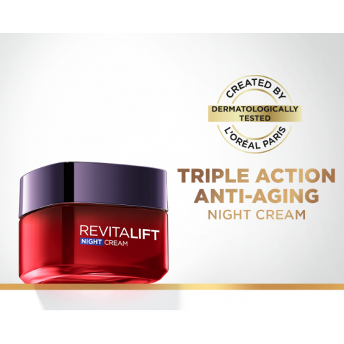 Loreal Revitalift Triple Action Night Cream Mask 50ml.