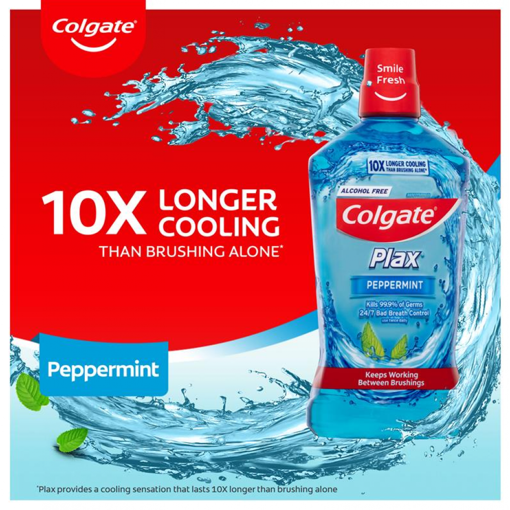 Colgate Plax Peppermint Mouthwash 500ml