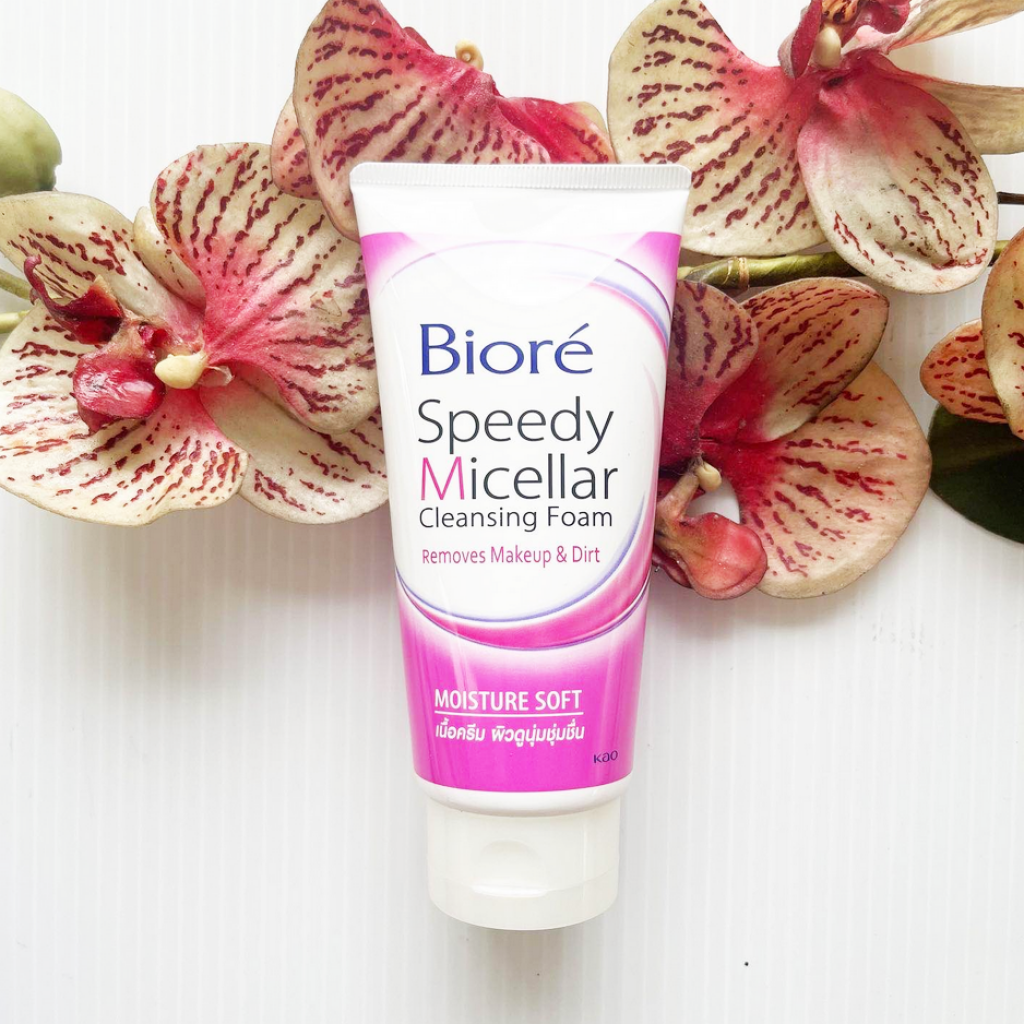 Biore Speedy Micellar Moisture Soft Cleansing Foam 90g.