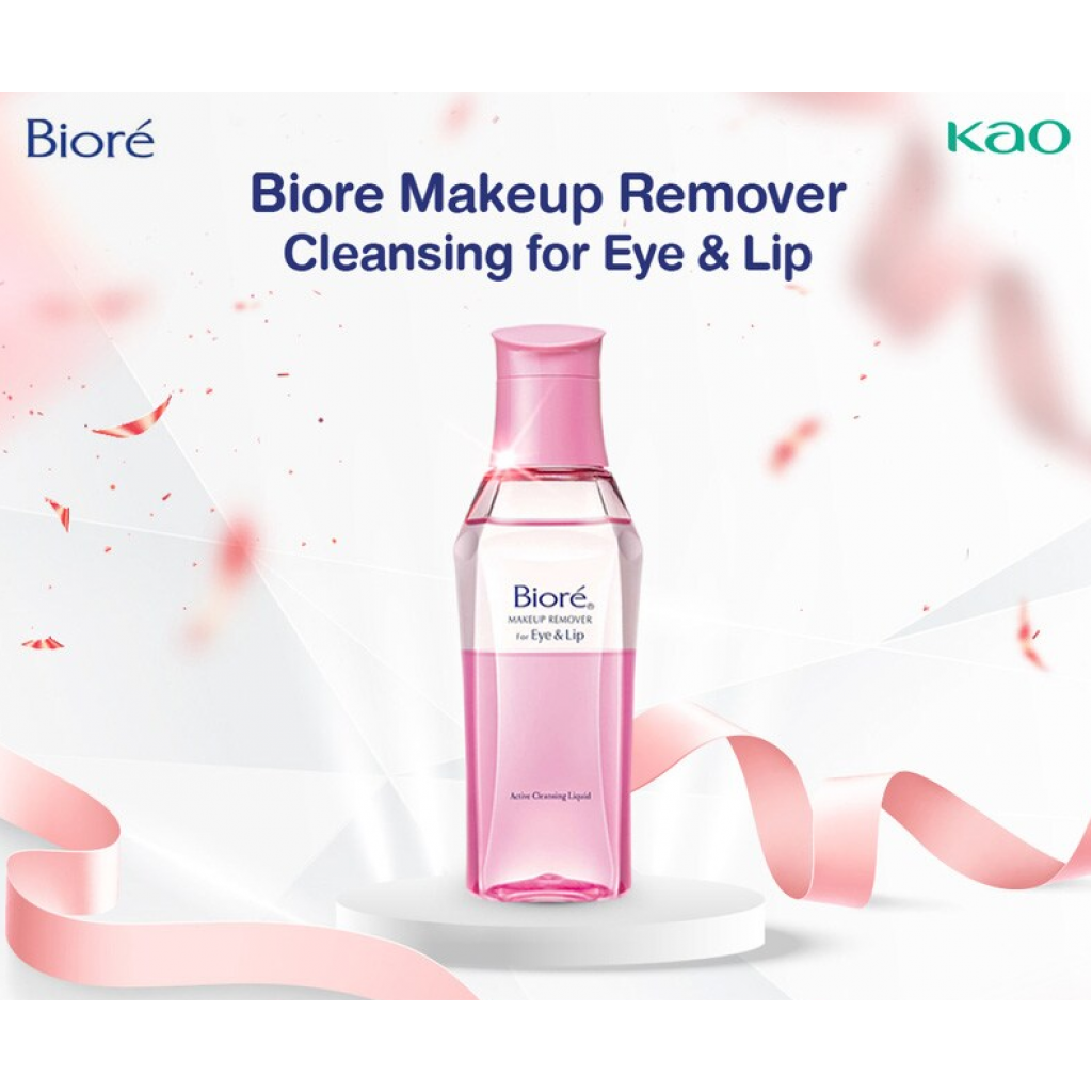 Biore Make Up Remover for Eye and Lip 130ml.