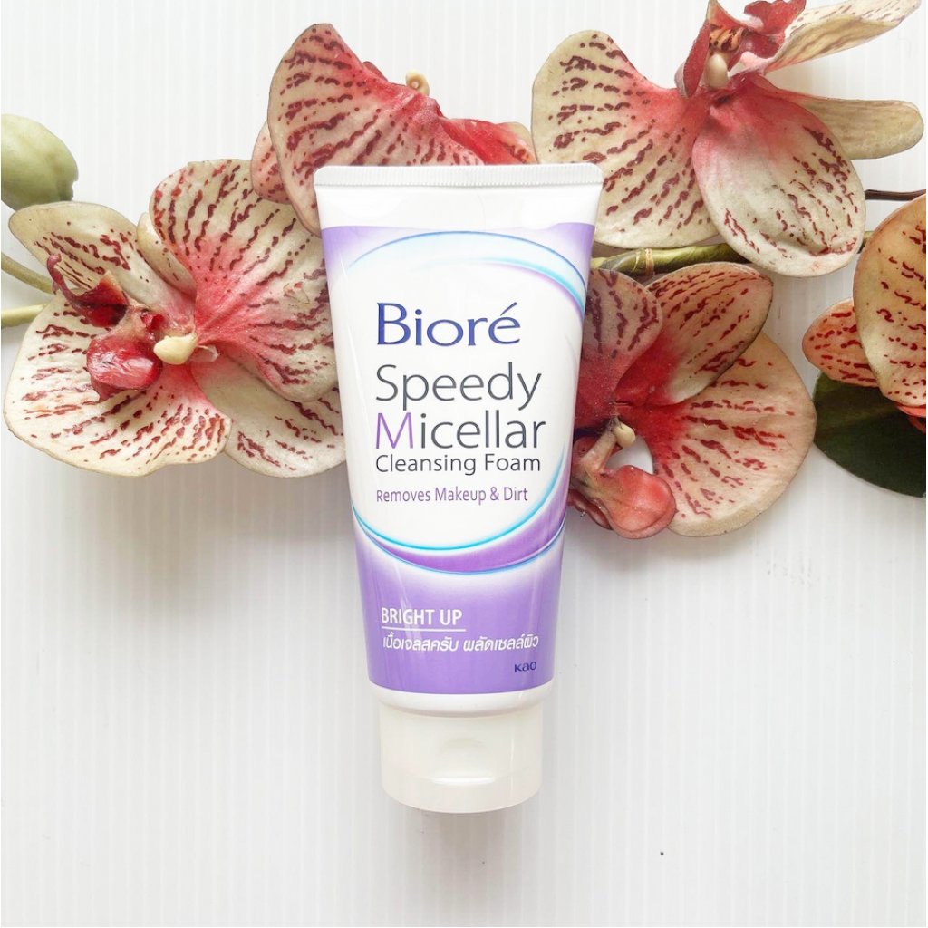 Biore Speedy Micellar Bright Up Cleansing Foam 90g.