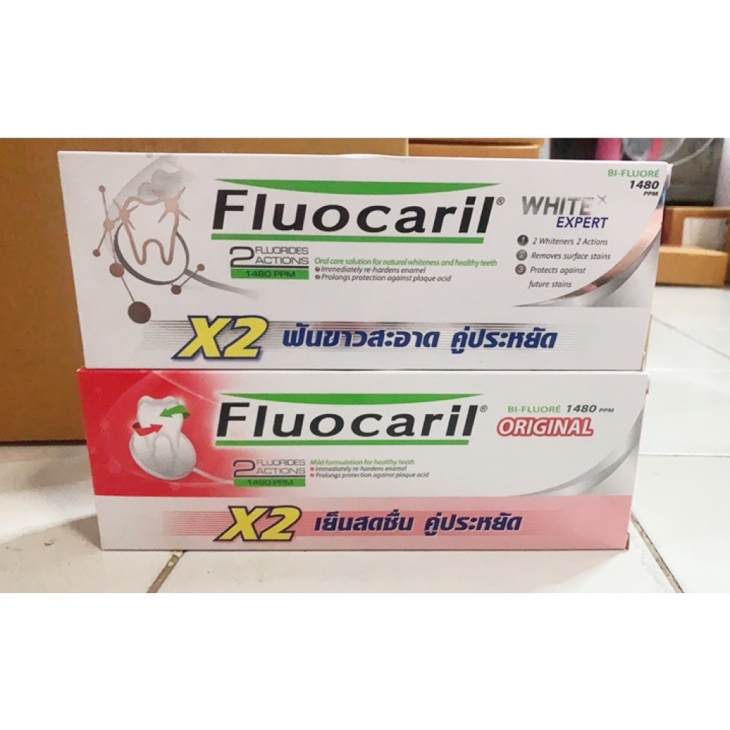 Fluocaril Original Toothpaste 160g. Pack 2