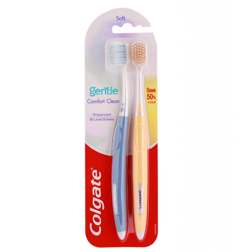 Colgate Gentle Comfort Clean Toothbrush Pack 2