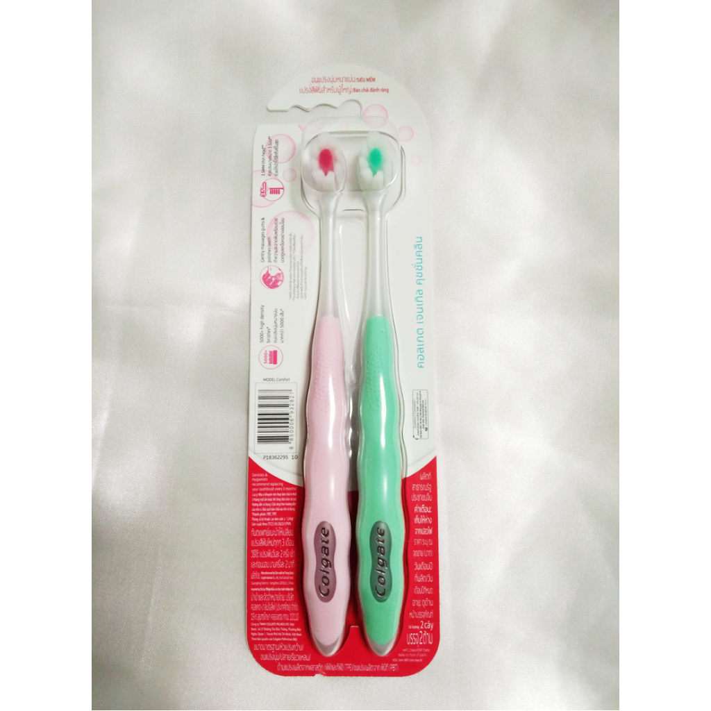 Colgate Cushion Clean Soft Toothbrush Pack 2