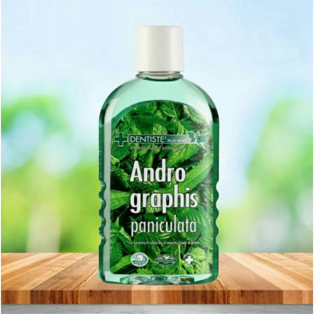 Dentiste Andro Graphis Paniculata Oral Rinse Mouthwash 200ml.