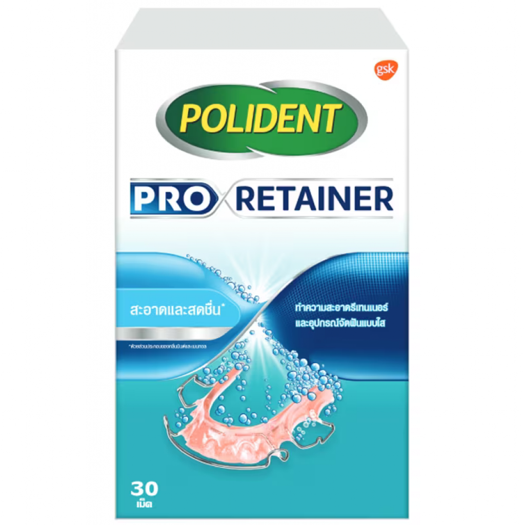 Polident Pro Retainer Cleanser Tablets 30pcs.