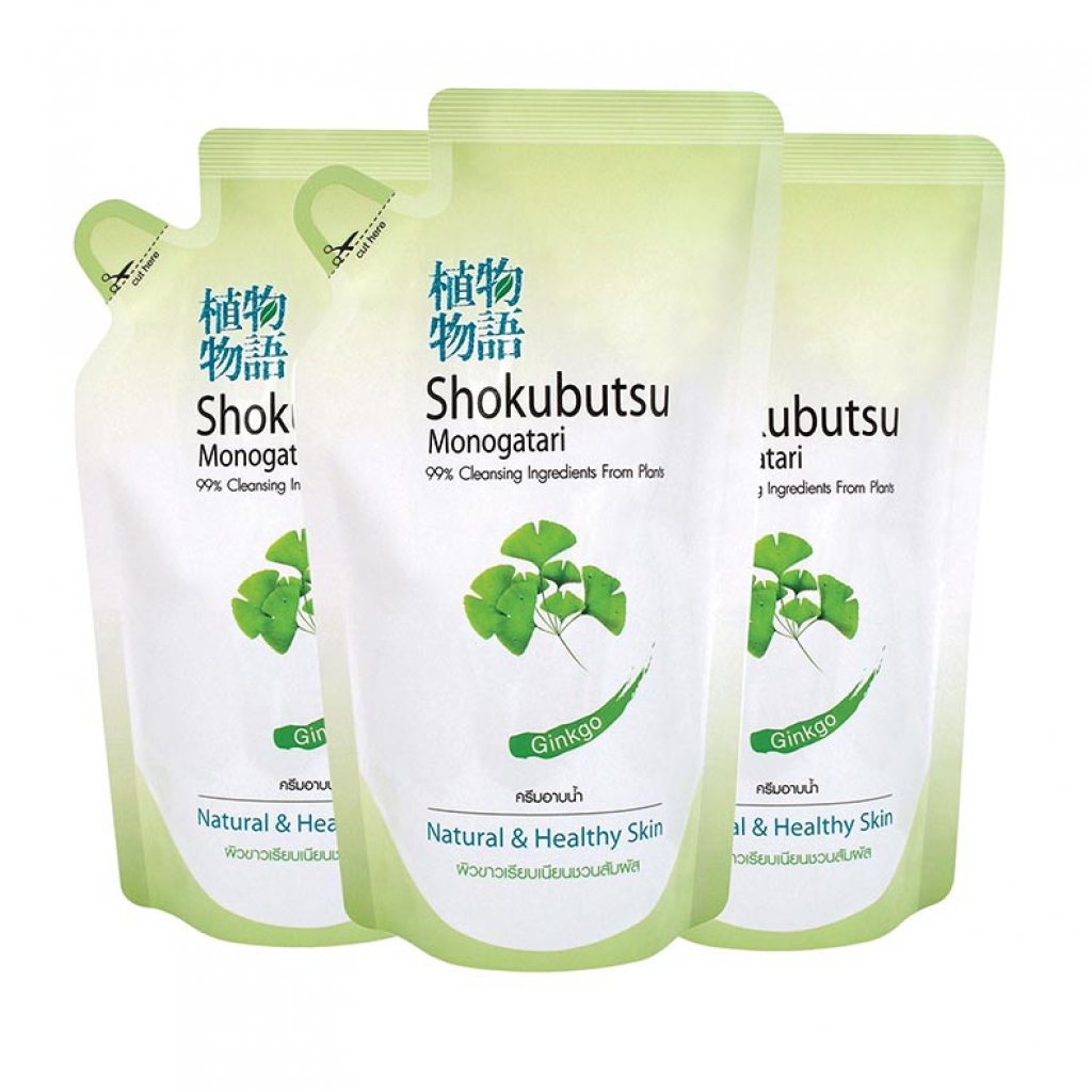 Shokubutsu Liquid Soap Ginkgo 500ml. Refill