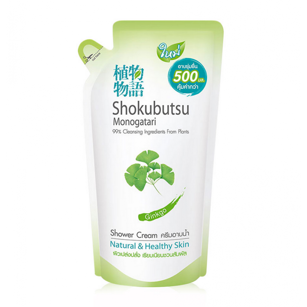 Shokubutsu Liquid Soap Ginkgo 500ml. Refill