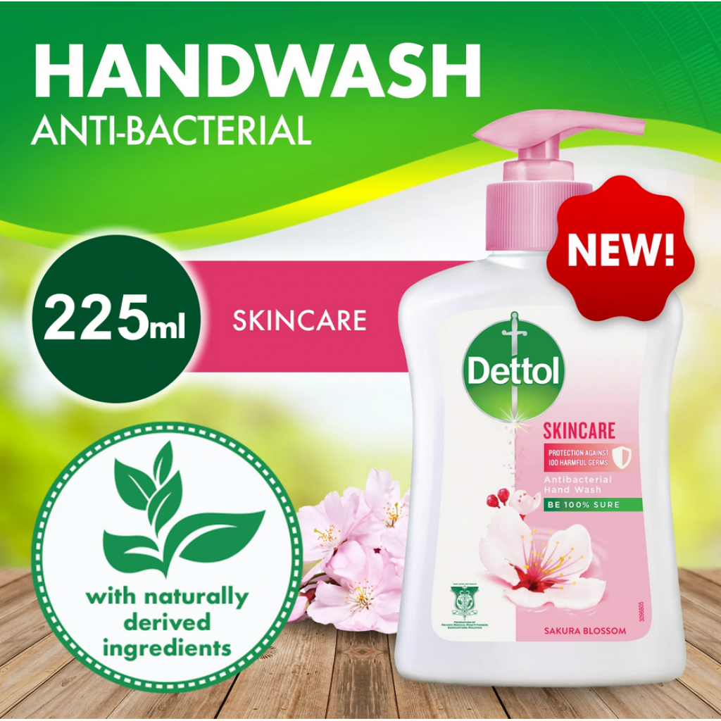 Dettol Hand Soap Hygienic Skin Care 225ml.