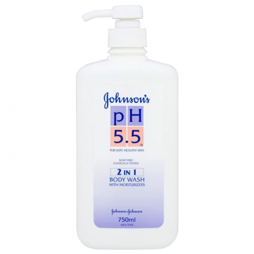 Johnson PH 5.5 2in1 with Moisturizers Body Wash 750ml.