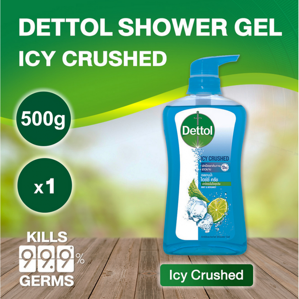 Dettol Shower Gel Icy Crushed 500ml.