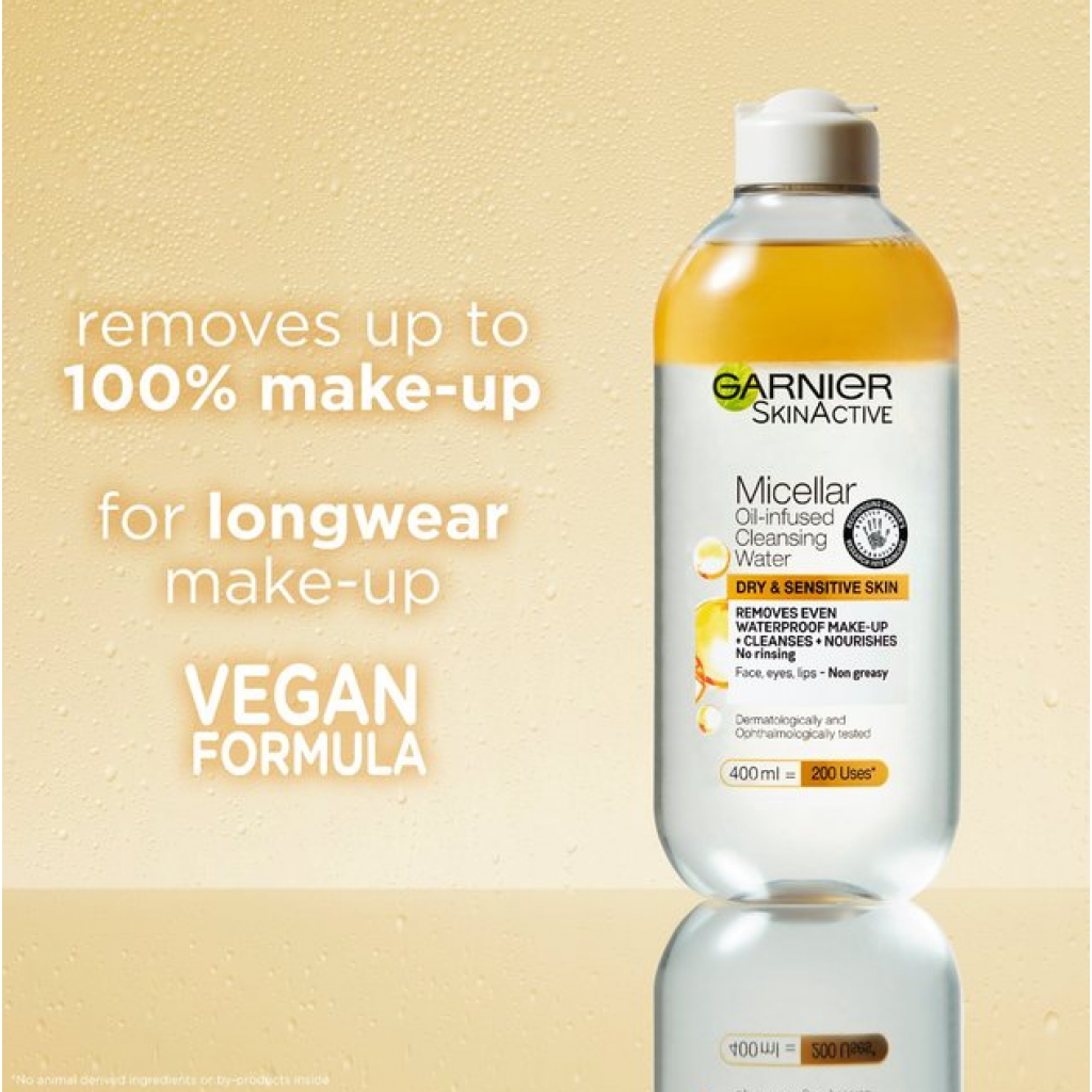 Garnier Skin Naturals Micellar Oil Infused Cleansing Water 400ml.