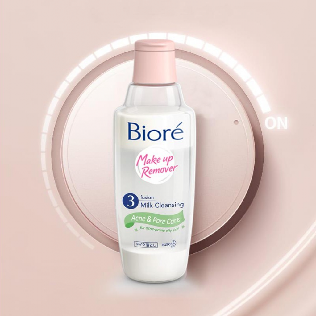 Biore Make Up Remover 3Fusion Milk Cleansing Pure Hydration 300ml.