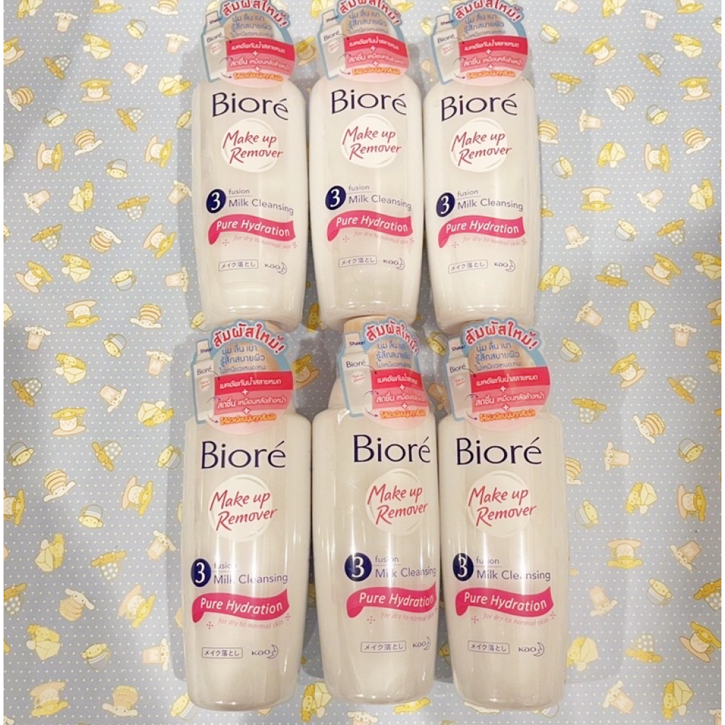 Biore Make Up Remover 3Fusion Milk Cleansing Pure Hydration 300ml.