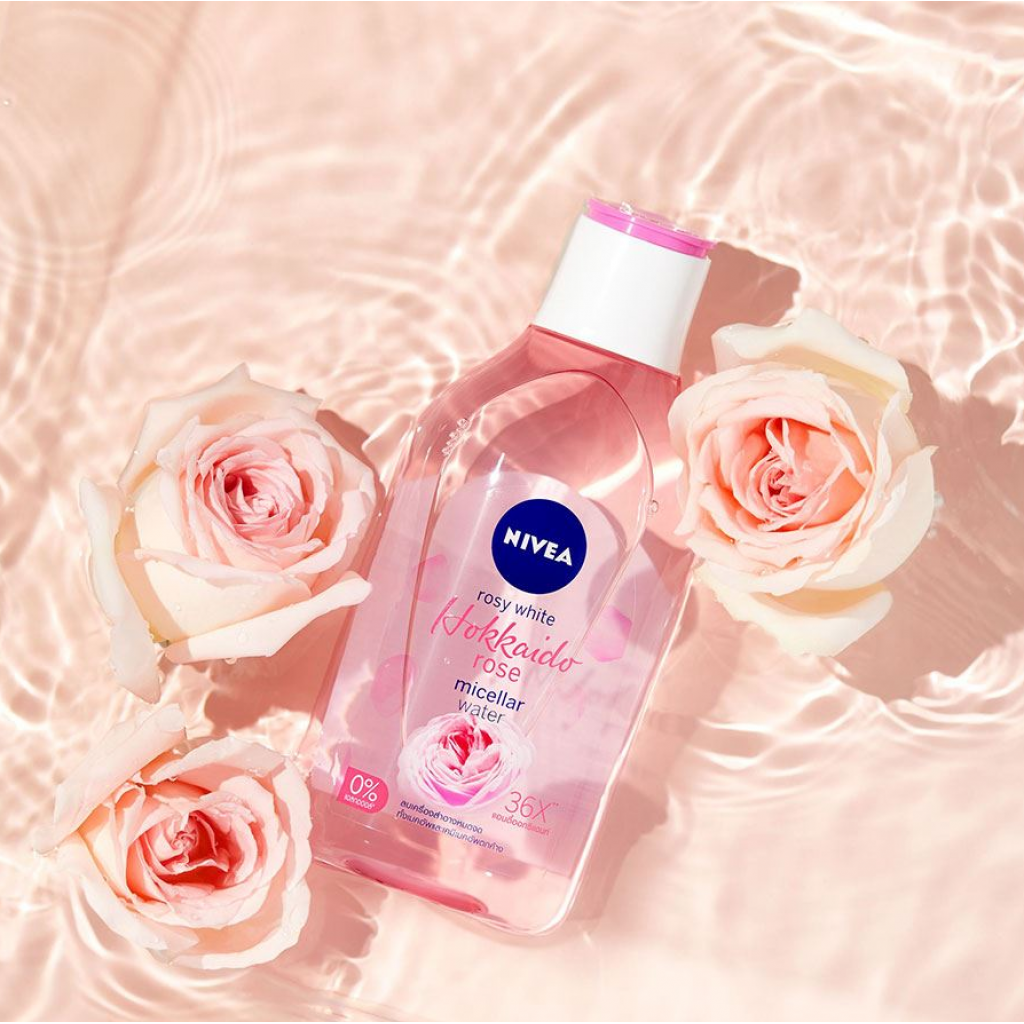 Nivea rosy White Hokkaido Rose Micellar Water 400ml.