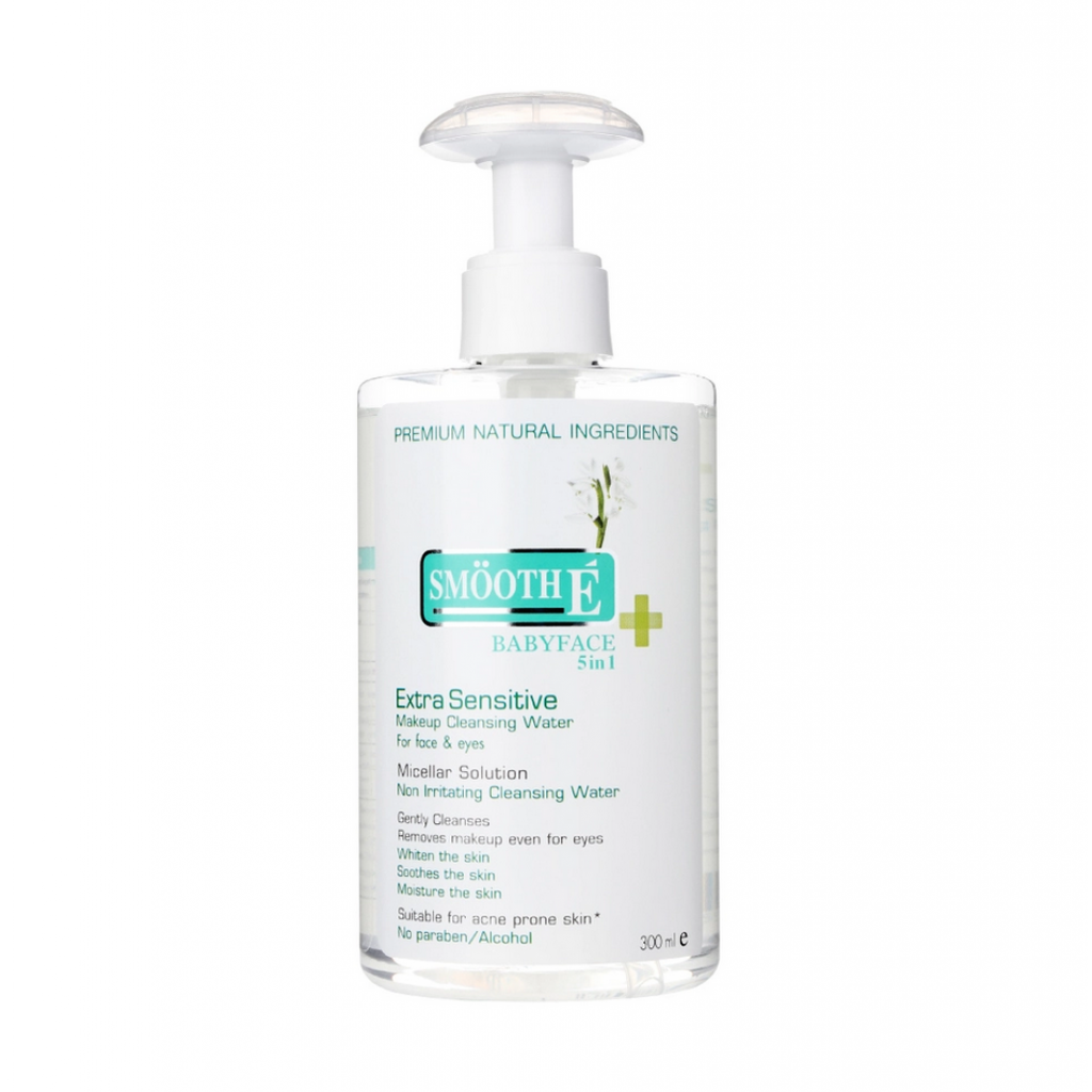 Smooth E Extra Sensitive Makeup Cleansing Water 300ml.