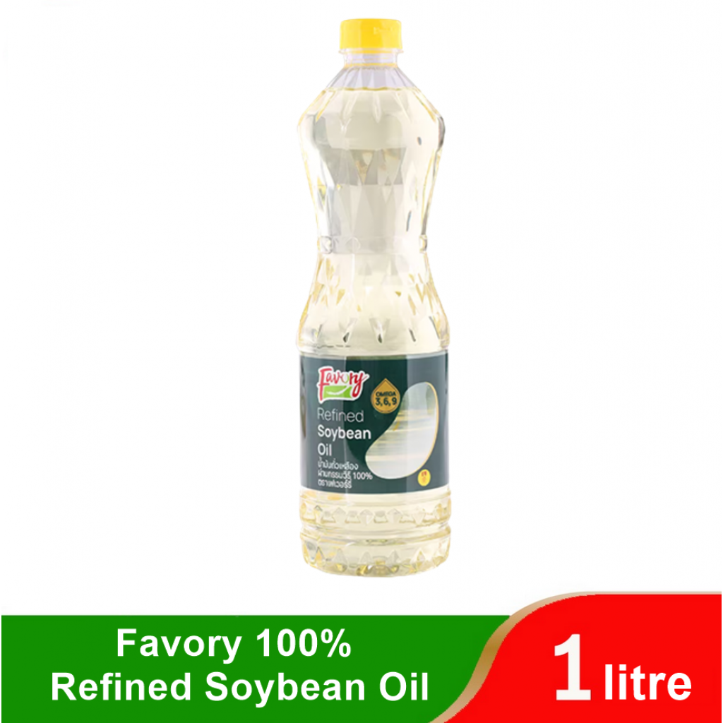 Favory 100percent Refined Soybean Oil 1ltr