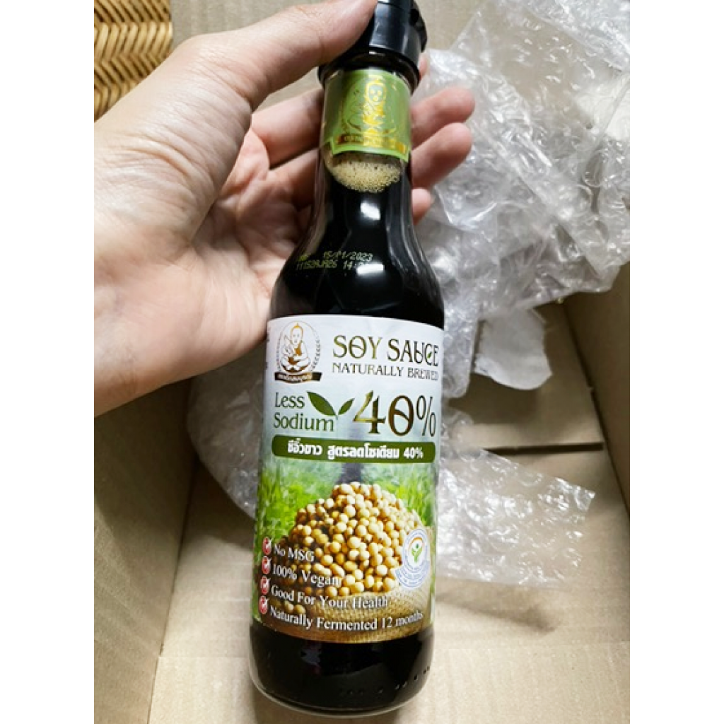 Healthy Boy Soy Sauce Less Sodium 40percent 250ml.