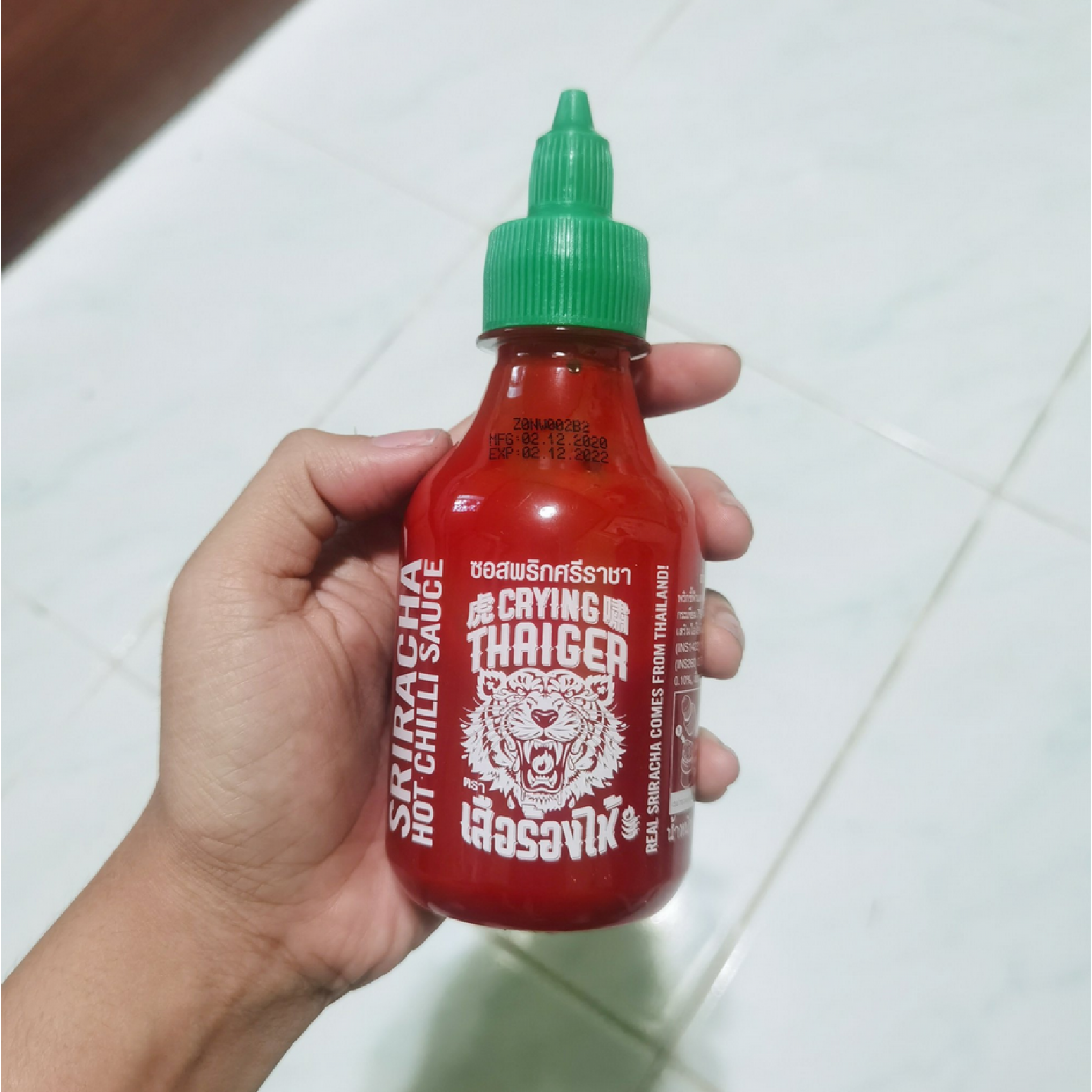 Crying Thaiger Sriracha Hot Chili Sauce 220g.