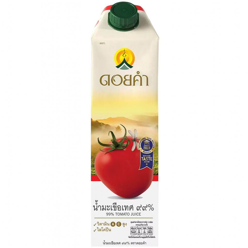 Doikham Tomato Juice 98percent 1000ml.